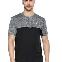 ALCIS Black & Grey Regular Fit Sports T-Shirt-picture-29