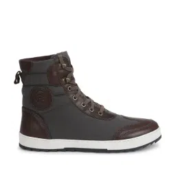 Royal Enfield Men's Sturdy Charcoal Boots-picture-31