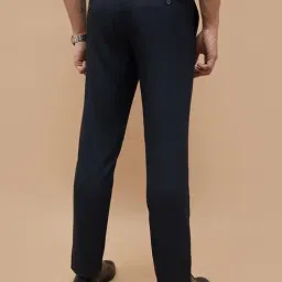 Code By Lifestyle Navy Slim Fit Trousers image 2