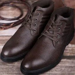 Louis Stitch Men's Brown Derby Boots-image-88