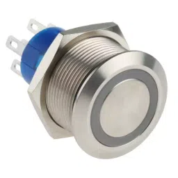 RS PRO Illuminated Push Button Switch Panel Mount 22.2 mm Cutout DPDT Yellow LED 250 V AC, 1759765-picture-39