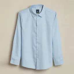 Allen Solly Boys Blue Cotton Shirt-image-71