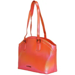 Caprese Iris Tan Faux Leather Textured Tote Handbag image 5