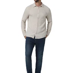 celio celio* Indigo Blue Lightly Washed Slim Fit Jeans image 5