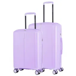 Nasher Miles The Line Hard-Sided Polypropylene Luggage Set of 2 Purple Trolley Bags (55 & 65 cm)-picture-15