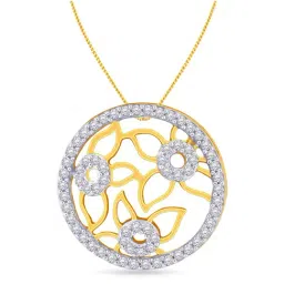 malabar gold and diamonds Malabar Gold & Diamonds BIS Hallmark (750) 18k Yellow Gold Pendant For Women-picture-10