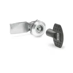 Elesa Silver Stainless Steel Locking Latch 18mm Panel-to-Tongue 28mm Cutout Key Unlock, 421331-picture-30