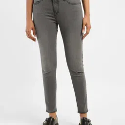 Levi's Grey Cotton Super Skinny Fit Mid Rise Jeans-picture-35
