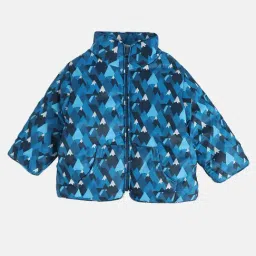 MINIKLUB Boys Blue Printed Full Sleeves Jacket-picture-26