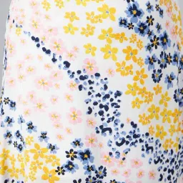 Marie Claire White Floral Print Midi Skirt image 5