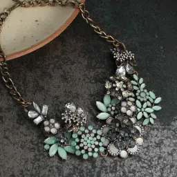 Sohi The Garden Of Eden Statement Necklace for Women-picture-15