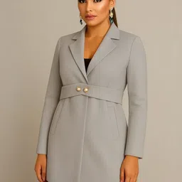 BUFFARO Notched Lapel Collar Over Coat-picture-12