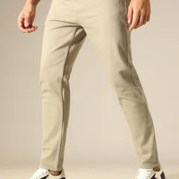 Banana Club Men Slim Fit Tan Carrot Fit Denim Cotton Jeans image 2