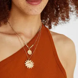 Accessorize London Golden Necklace for Women-image-54