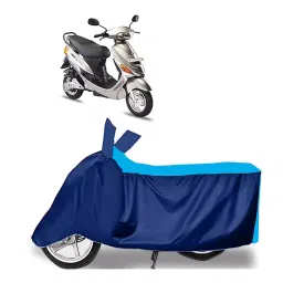 Auto Pearl Two Wheeler Cover for Hero Electric Electric E-Sprint - Cyan, Blue-picture-28