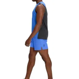 On Black & Blue Regular Fit Tank Tee image 3