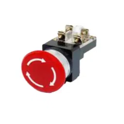 Sibass Electric Hanyoung Stayput Push Button Diameter 30 mm Without Contact Element with CE Mark, SE-PB30112S (Pack of 300)-picture-34