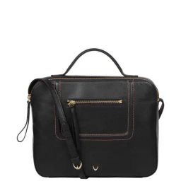 Hidesign Aspen 04 Sb Black Solid Medium Sling Handbag-picture-49