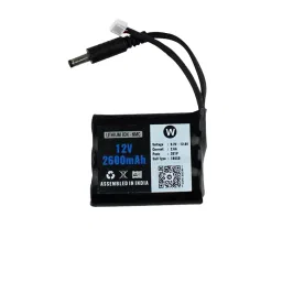 WATTNINE QC1239 2600 mAh 12 V Rechargeable Lithium Battery Black-picture-10