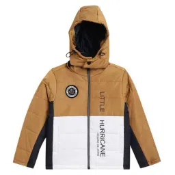 Cantabil Kids Yellow & White Color Block Full Sleeves Jacket-image-31