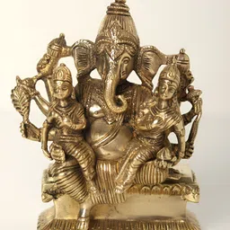 Exotic India Beige Religious Idol Showpiece-image-20
