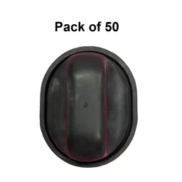 Polytech Rubber Diaphragm Cup Shape Standard Size Nitrile Black, PED01 (Pack of 50 Pcs) image 3