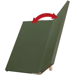 Shinwa Rules Wooden Foldable Blackboard Horizontal 45x60 cm, 18768523 image 2