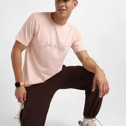 NOBERO Men Cotton Typography Printed T-shirt image 2