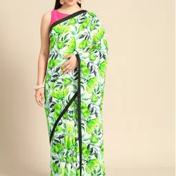 BUTA BUTI Floral Pure Cotton Saree-picture-12