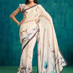 RACHNA Floral Printed Saree-image-8