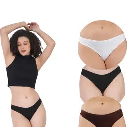 ORLIZEA Set Of 3 Cotton Blend Thongs image 1