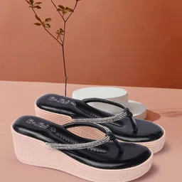 BIG BIRD FOOTWEAR Embellished PU Platform with image 2