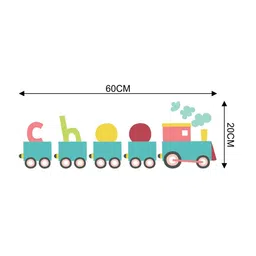 rawpockets Multi Coloured Choo Choo Train Wall Stickers image 4