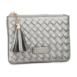 Inc.5 Pewter Woven Medium Wallet image 5