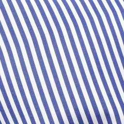 Andamen Navy & White Cotton Regular Fit Stripe Shirt image 5