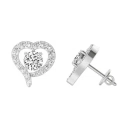Sparkles Lab Grown Diamond 14k (585) White Gold Earrings for Women image 3