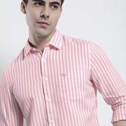 The Indian Garage Co Men Striped Cotton Casual Shirt-picture-3