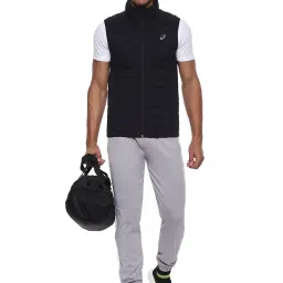 Asics Black Regular Fit Sports Jacket image 5