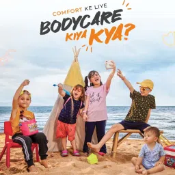 Bodycare Kids Orange Cotton Printed Shorts image 5