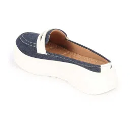 Fausto Women's Navy Mule Shoes image 5