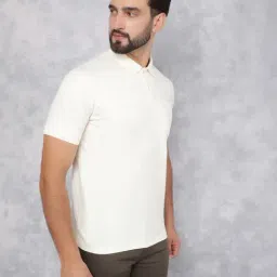 Crimsoune Club Cream Slim Fit Polo T-Shirt-image-93