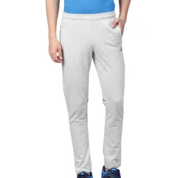 ALCIS Light Grey Cotton Regular Fit Trackpants-picture-13