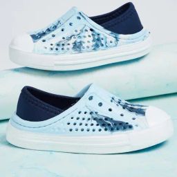 Fame Forever by Lifestyle Kids Blue & White Casual Slip-Ons-picture-15