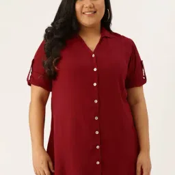 theRebelinme Maroon Regular Fit Shirt-picture-41