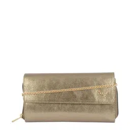 Baggit Golden Solid Zip Around Wallet for Women-image-94