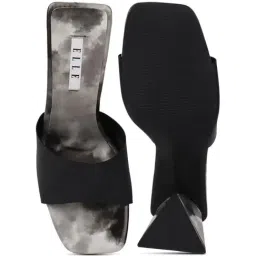 Elle Women's Black Casual Sandals image 4