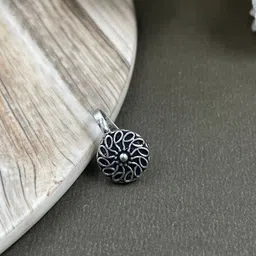 NAMAN ARTS Silver Plated Oxidised Jewellery Set image 2