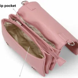 Mochi Pink Medium Cross Body Bag image 5