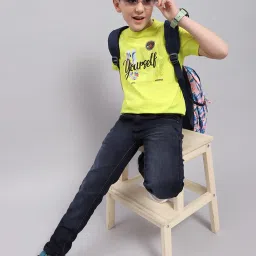 Monte Carlo Kids Lime Green Printed T-Shirt image 5