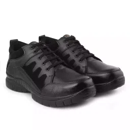 Enrich Field Steel Toe Safety Shoe Genuine Leather Low Ankle Size UK 8 Black, SGS1138BK-picture-38